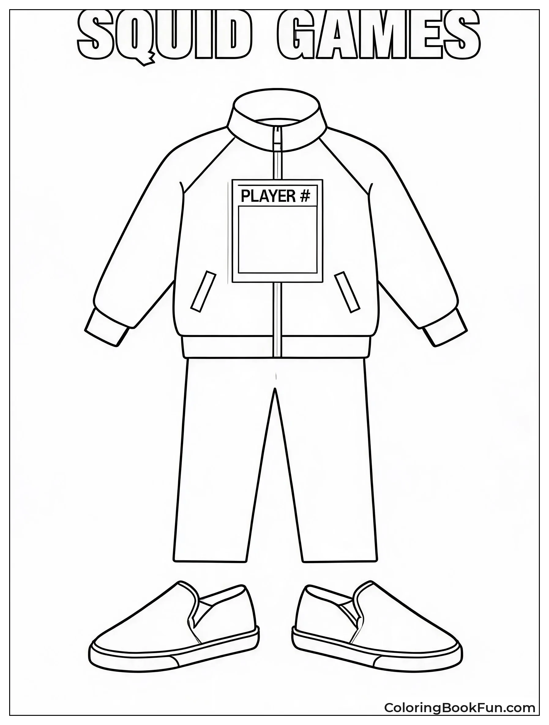Green Tracksuit Ready for Number