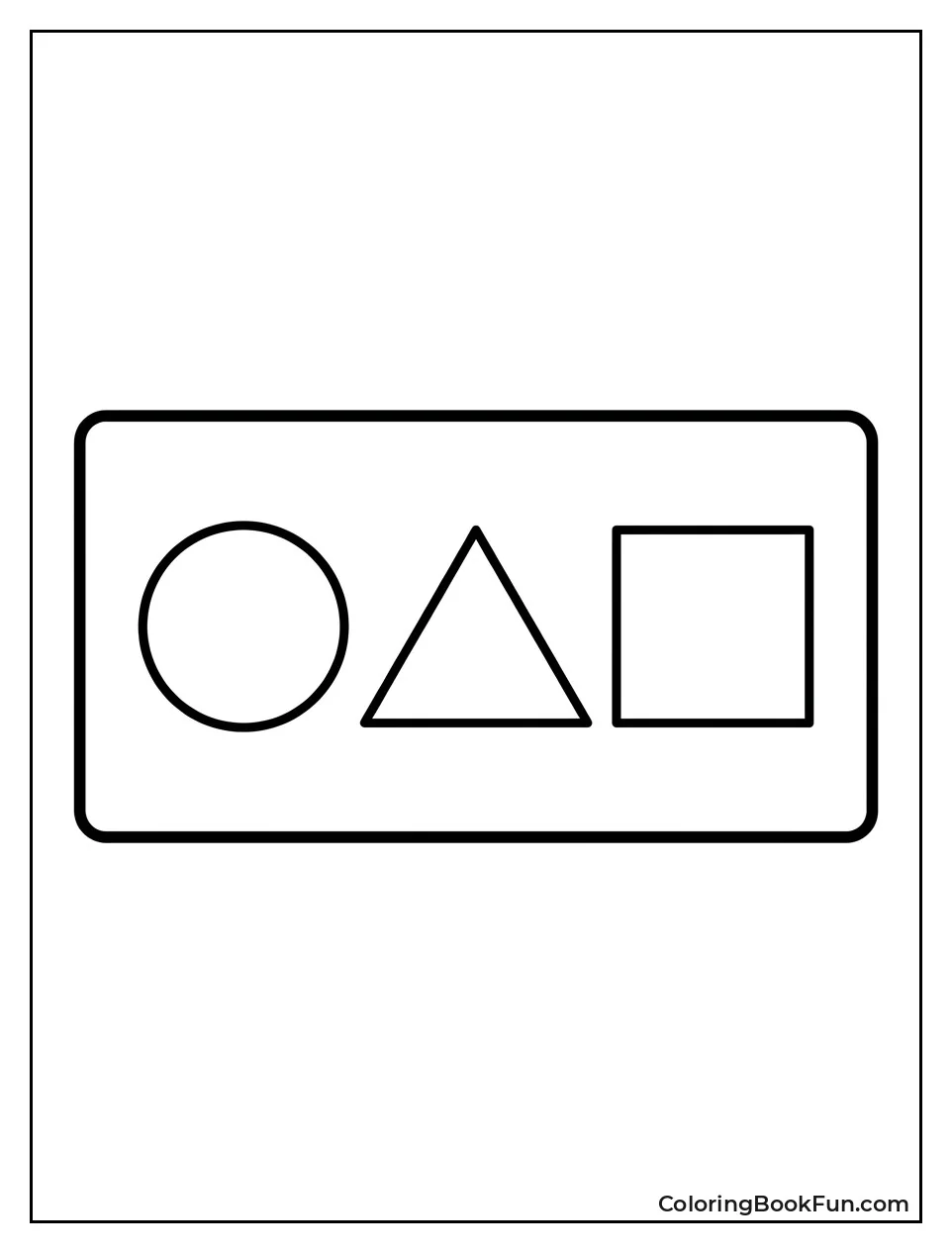 Card with Shapes Invitation