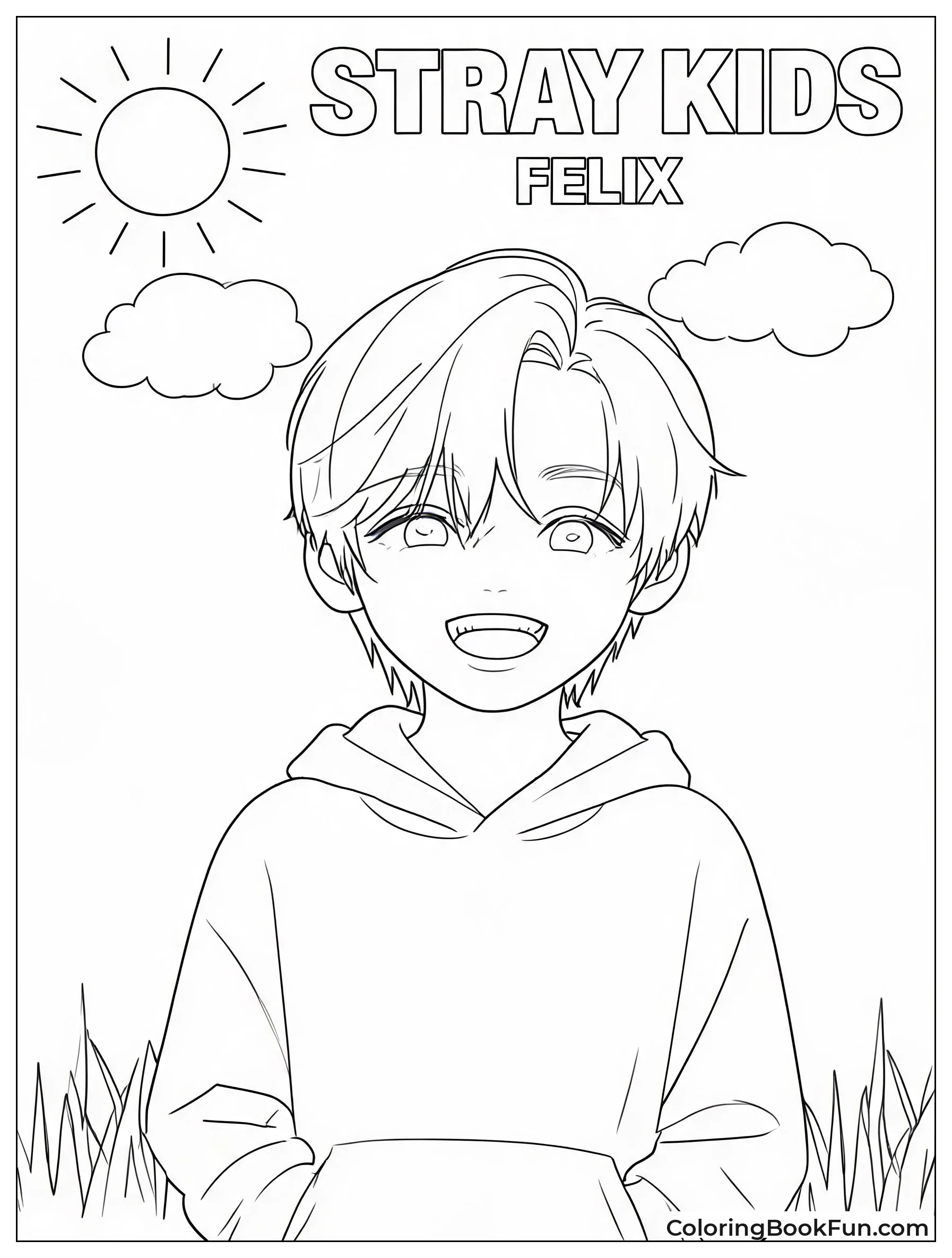 Felix Smiling in Sunshine