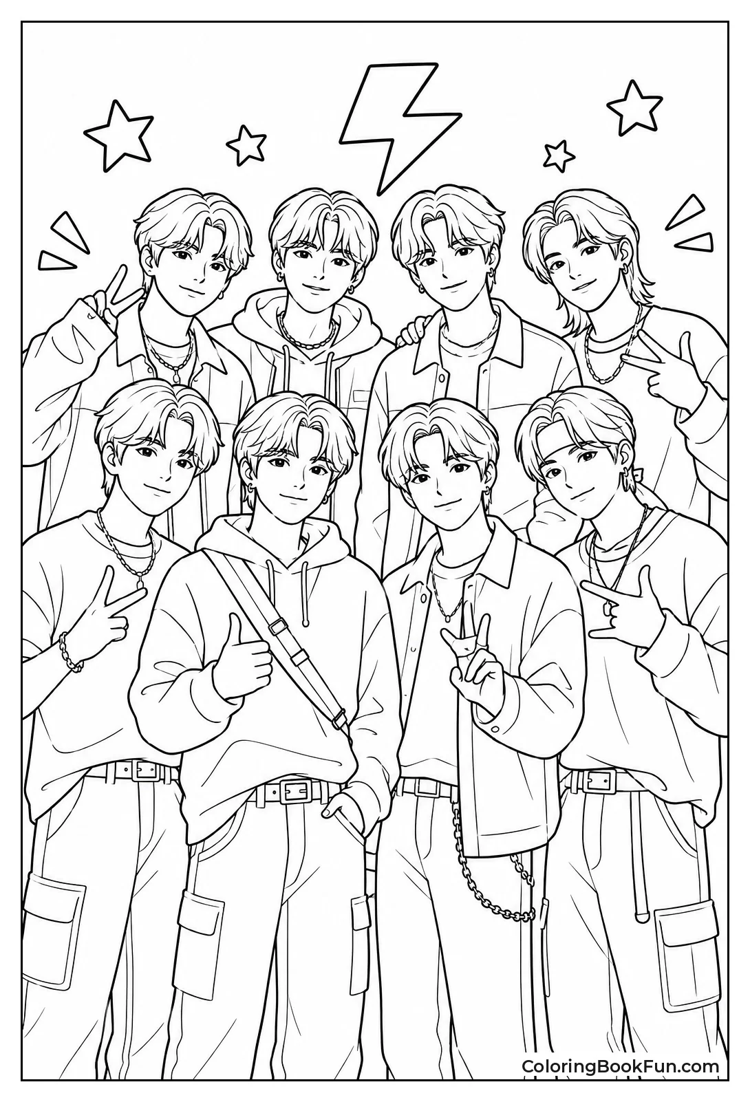 Stray Kids Group Standing Together