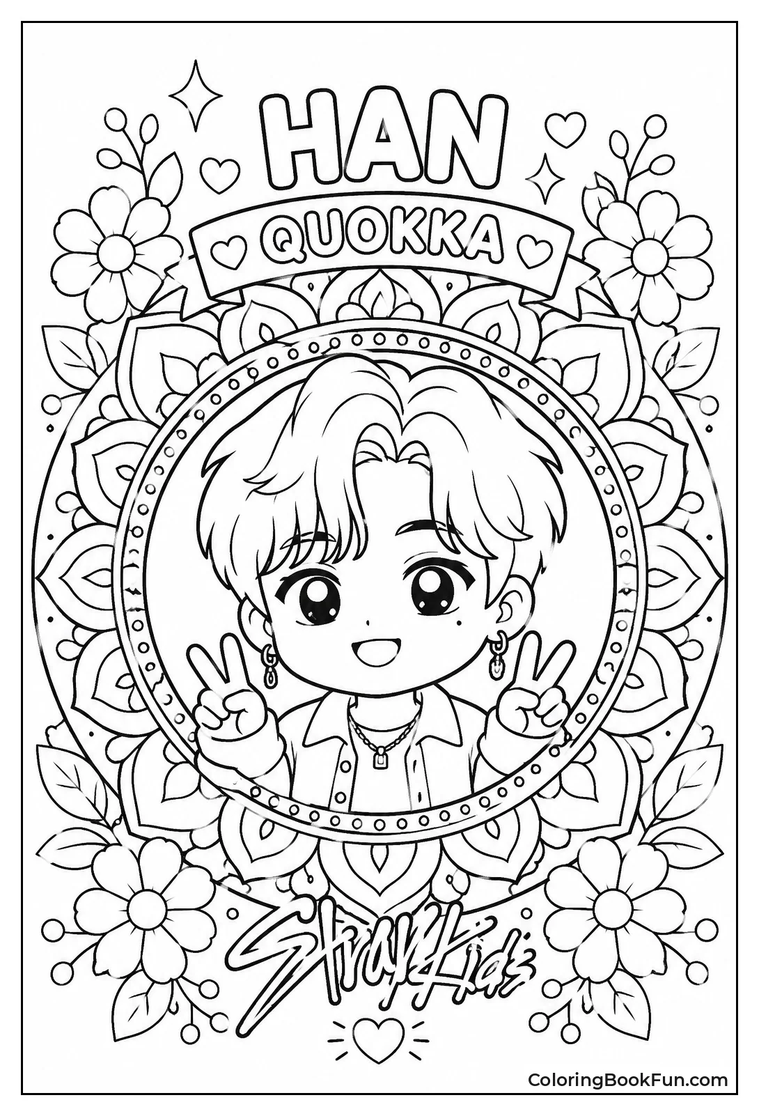 Han Quokka in Mandala