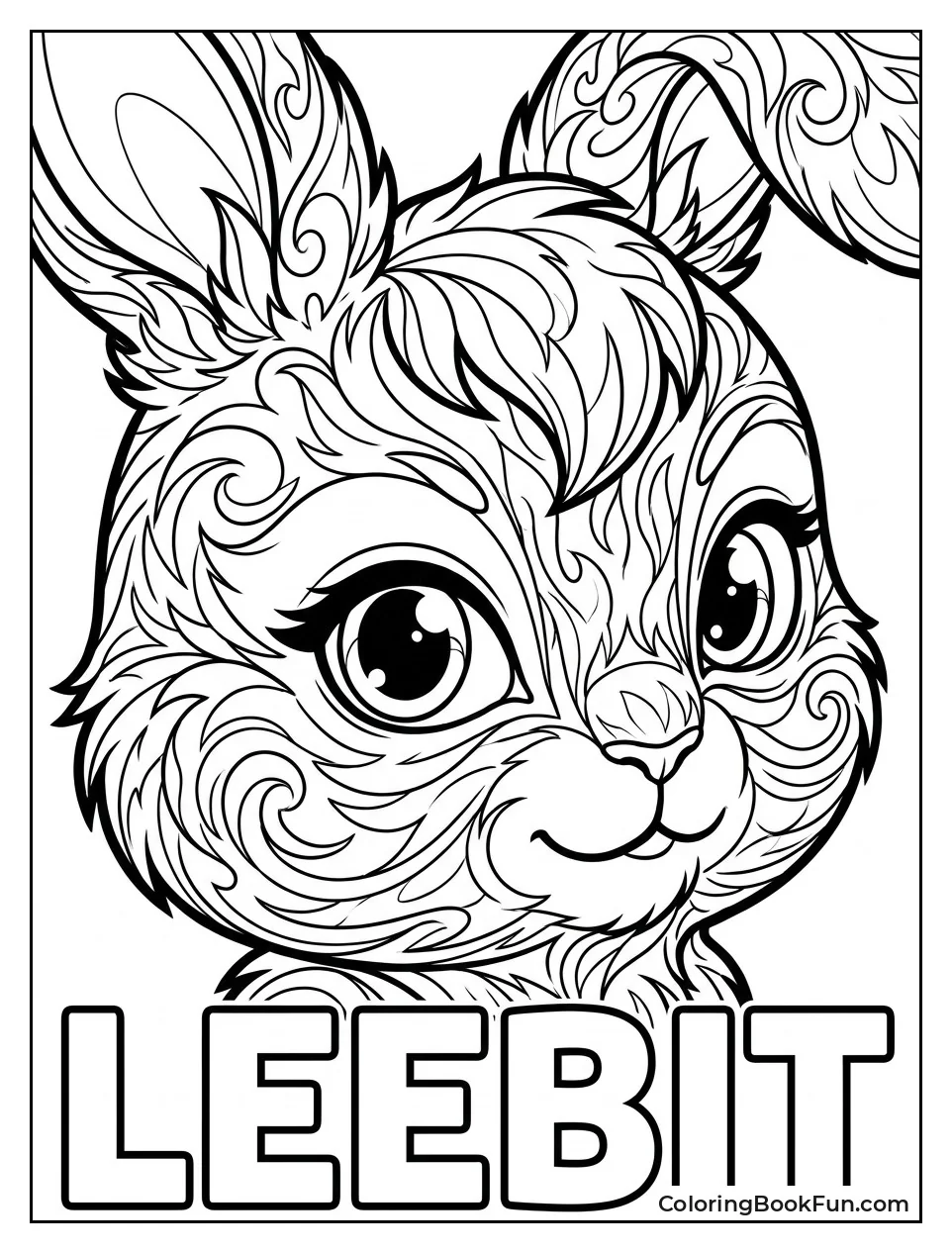 Leebit Bunny with Big Eyes