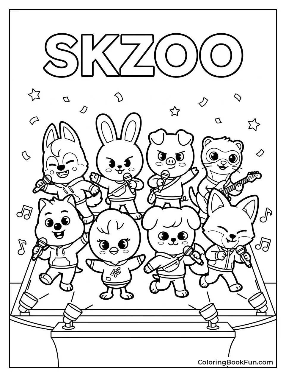 SKZOO Performing on Stage