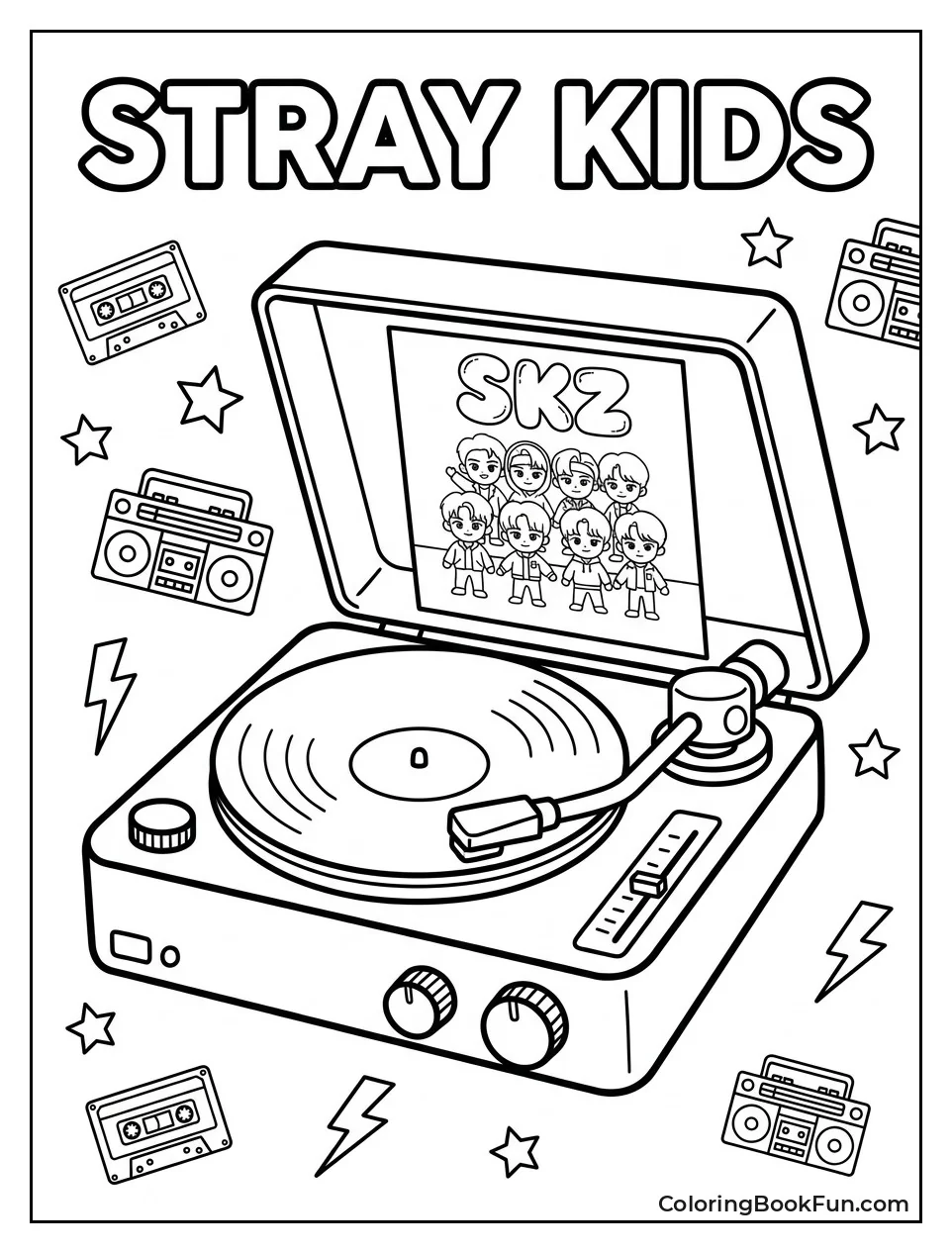 Vintage Vinyl Record Player