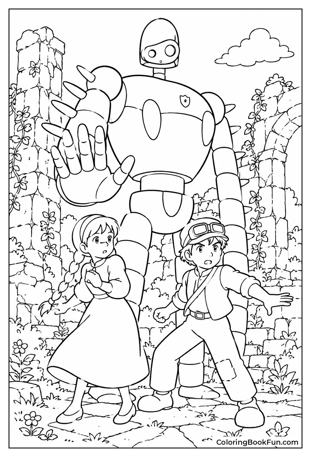 Giant Robot Guarding Ruins