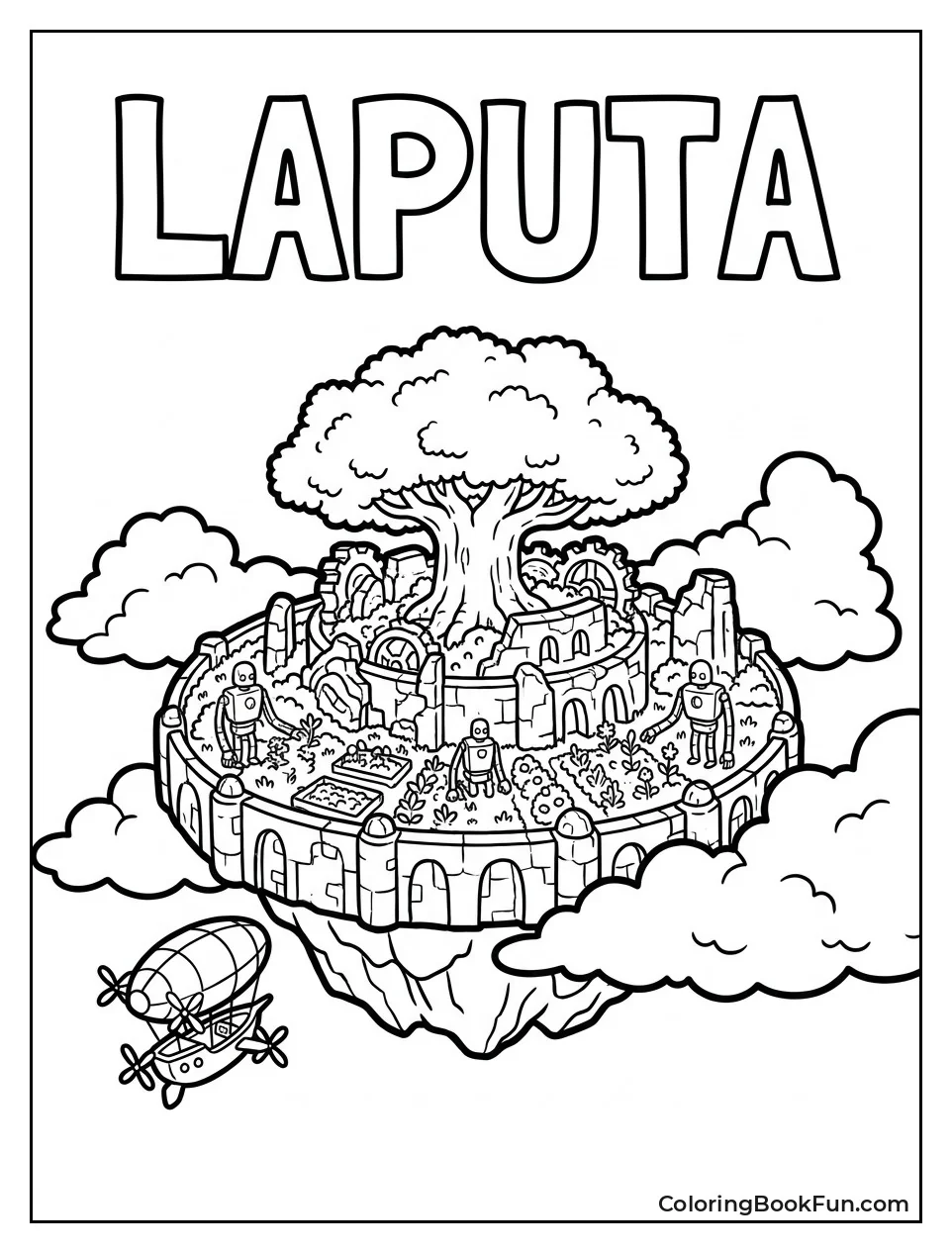 Floating Castle High in Clouds