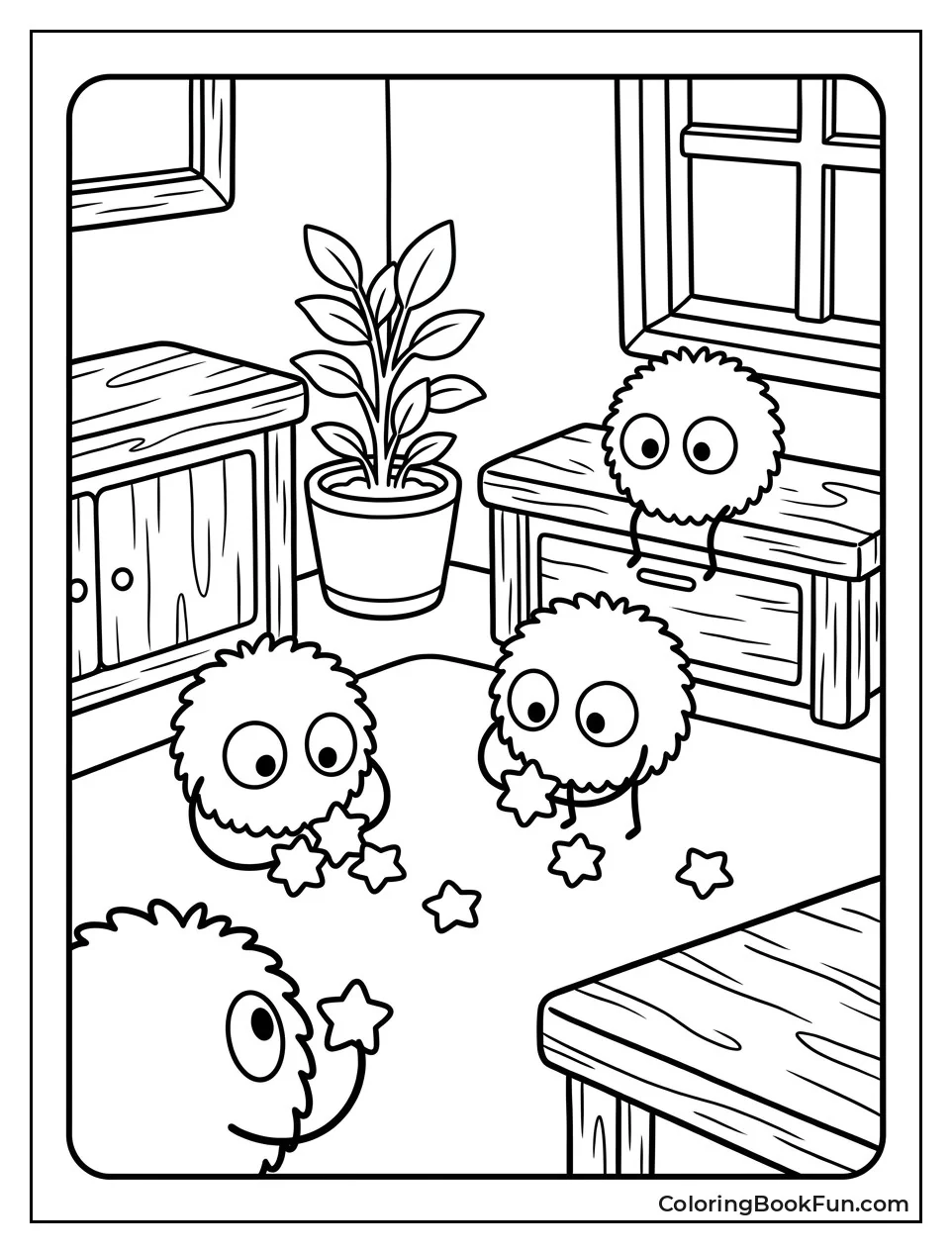 Soot Sprites Playing with Stars