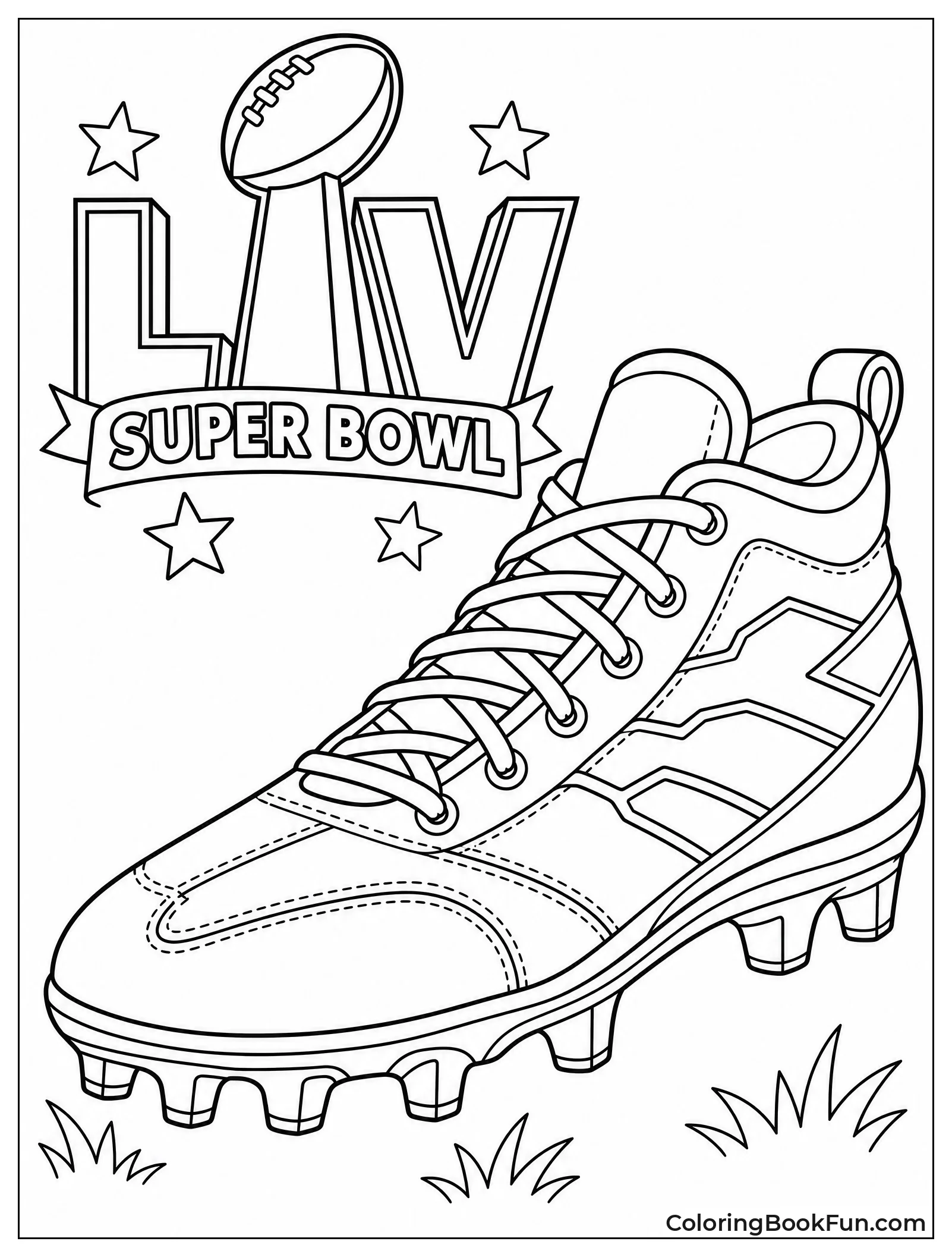 Close Up of Football Cleat
