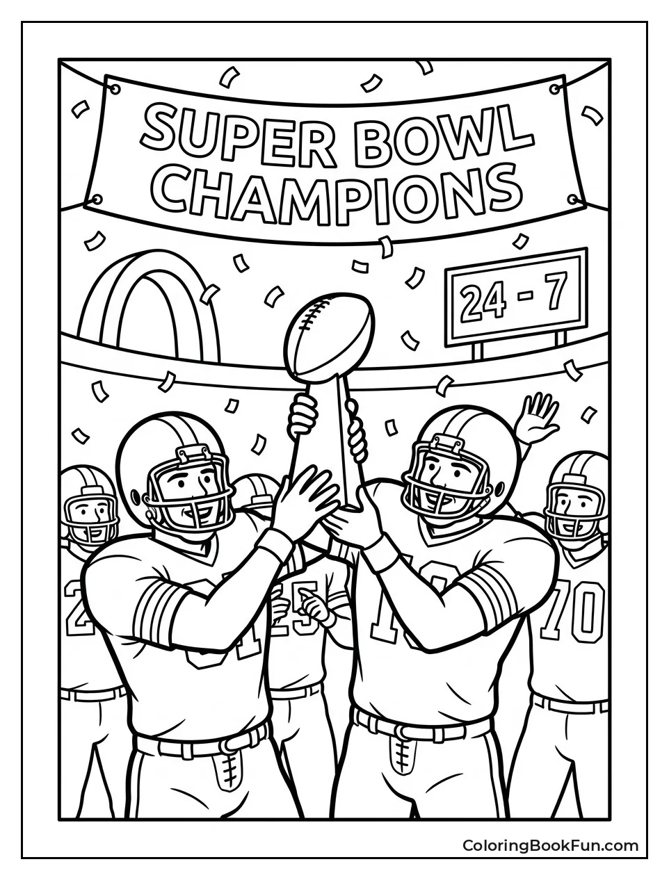 Old Super Bowl Win Scene