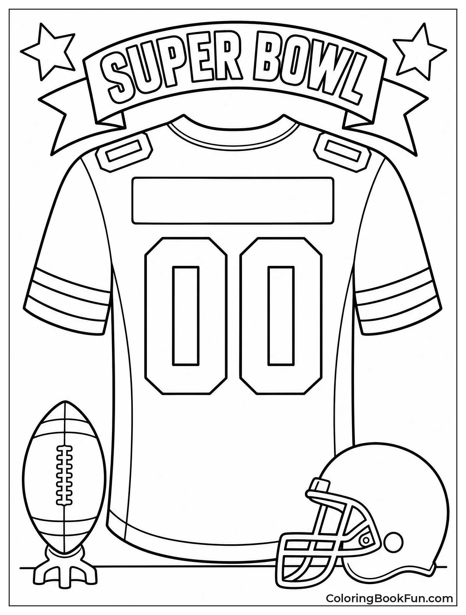 Blank Jersey for Team Colors
