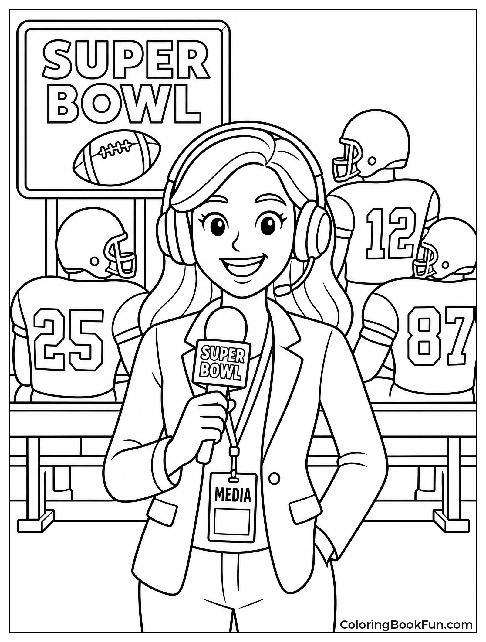 Reporter Speaks on Sideline