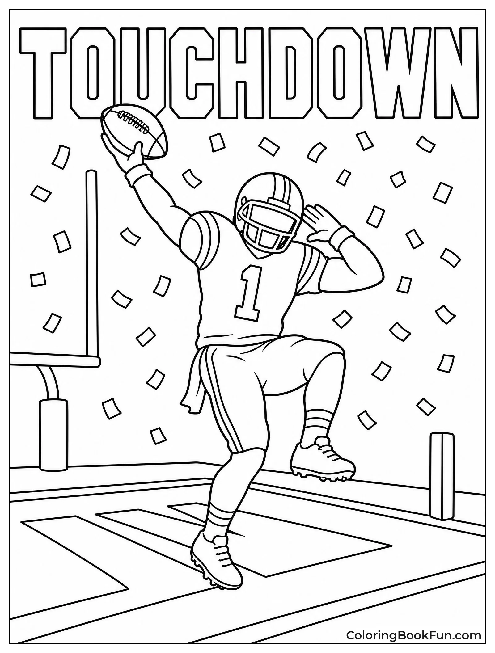 Player Dances After Touchdown