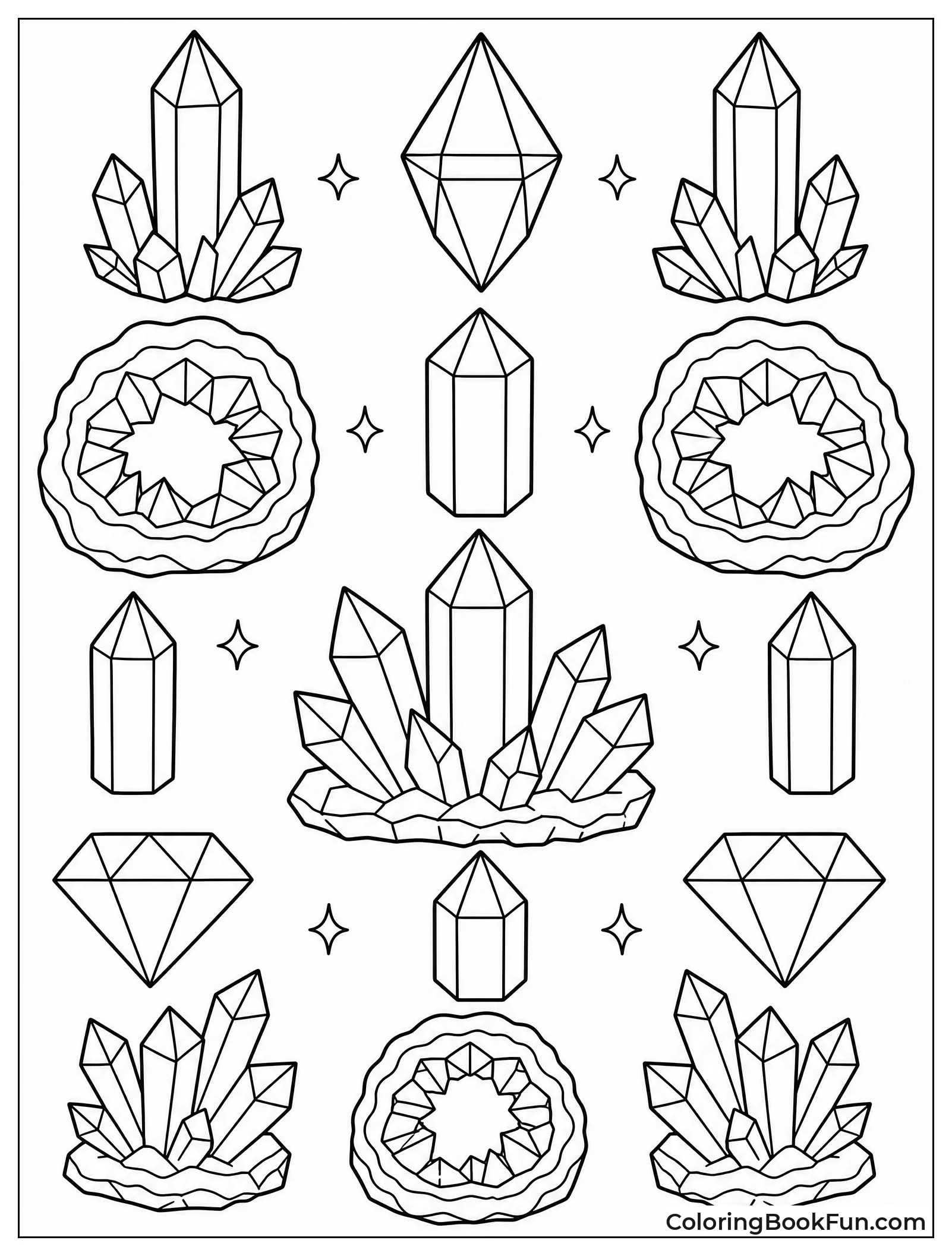 Balanced Symmetrical Crystal Grid