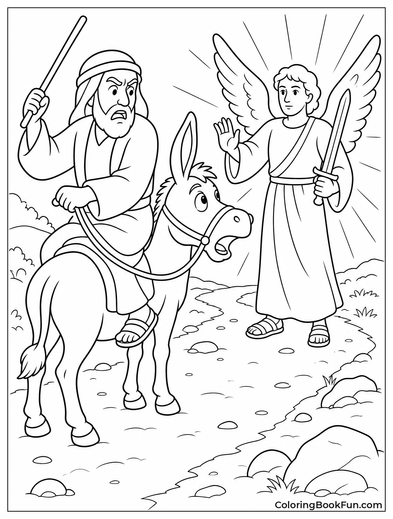 Donkey Speaks to Balaam