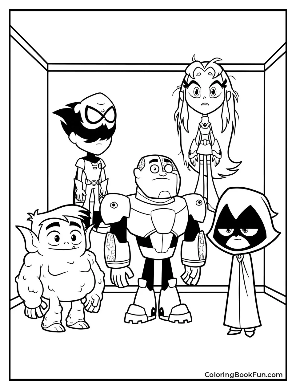 Bizarro Titans Looking Silly