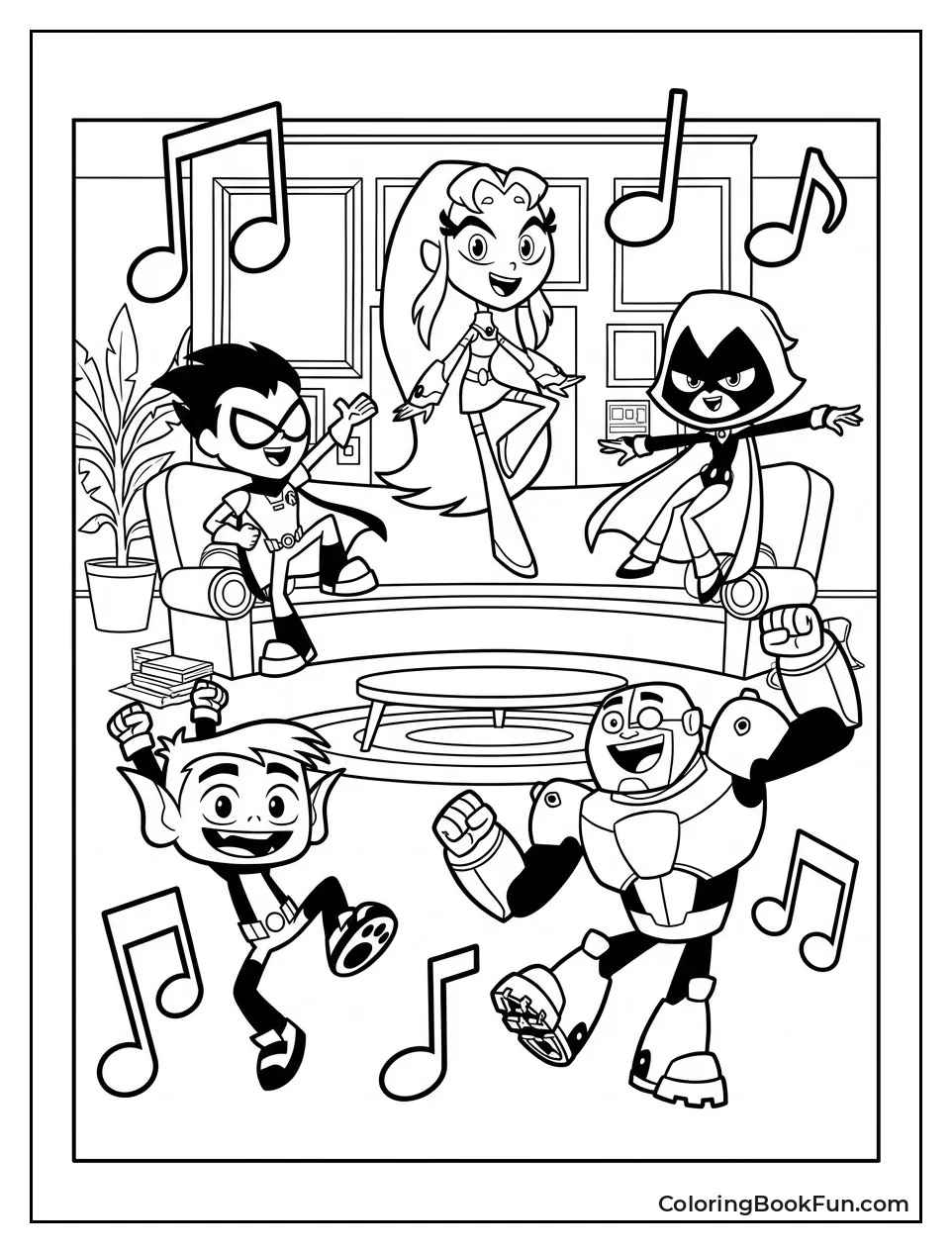 Titans Dancing At Party