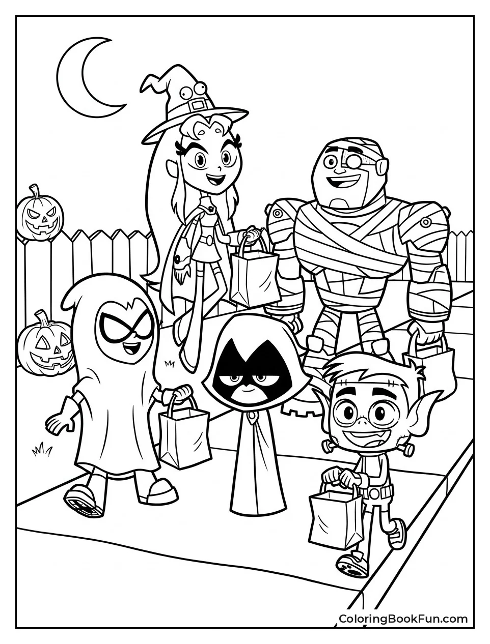Titans In Halloween Costumes