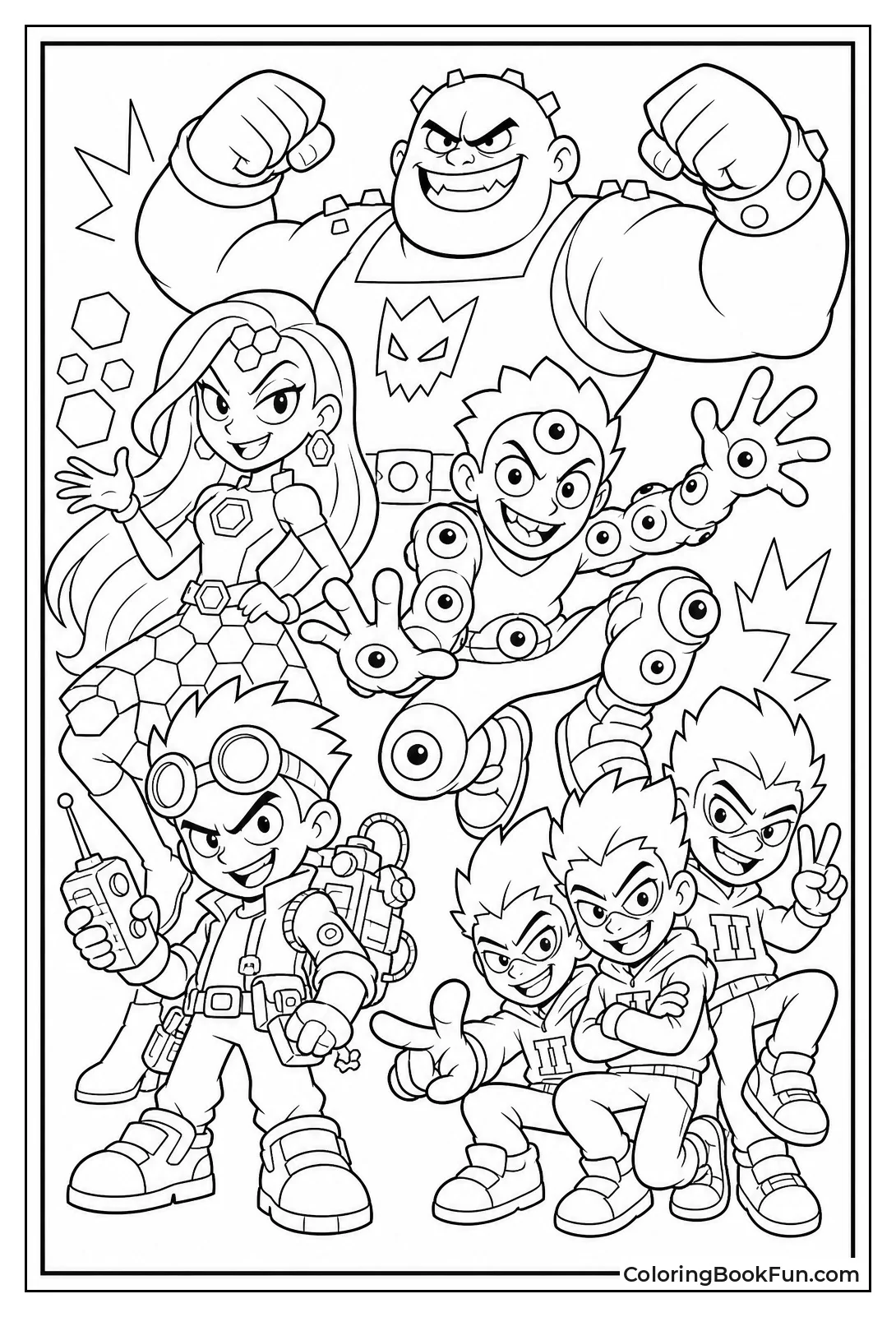 Hive Five In Mischievous Pose