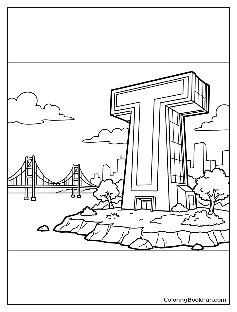 Titans Tower On Island