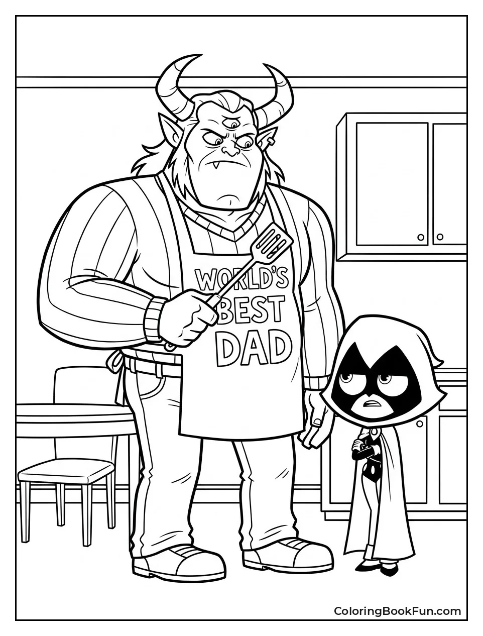 Trigon Acting Like Normal Dad