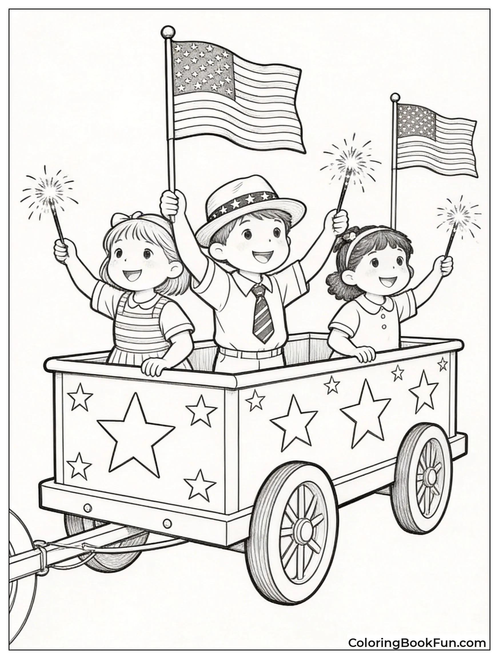 Festive Fourth of July Parade