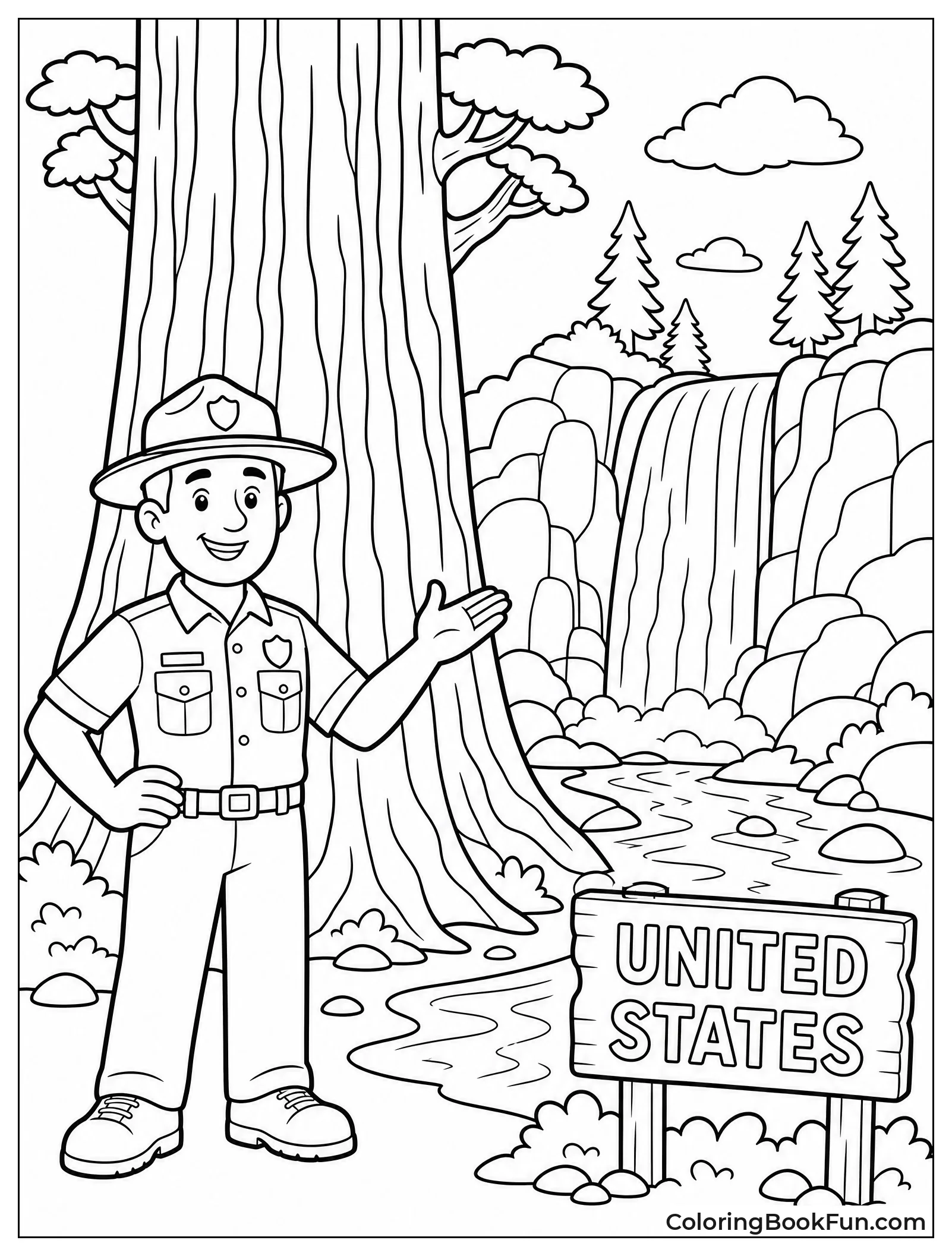Ranger Exploring National Parks