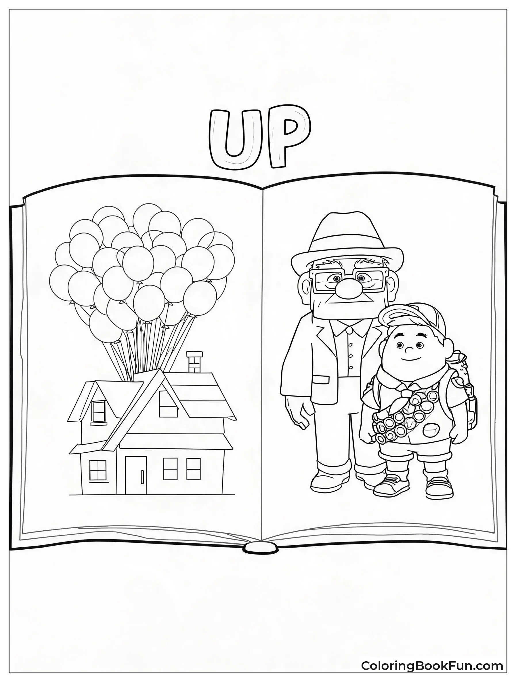 Adventure Book Shows Balloon House