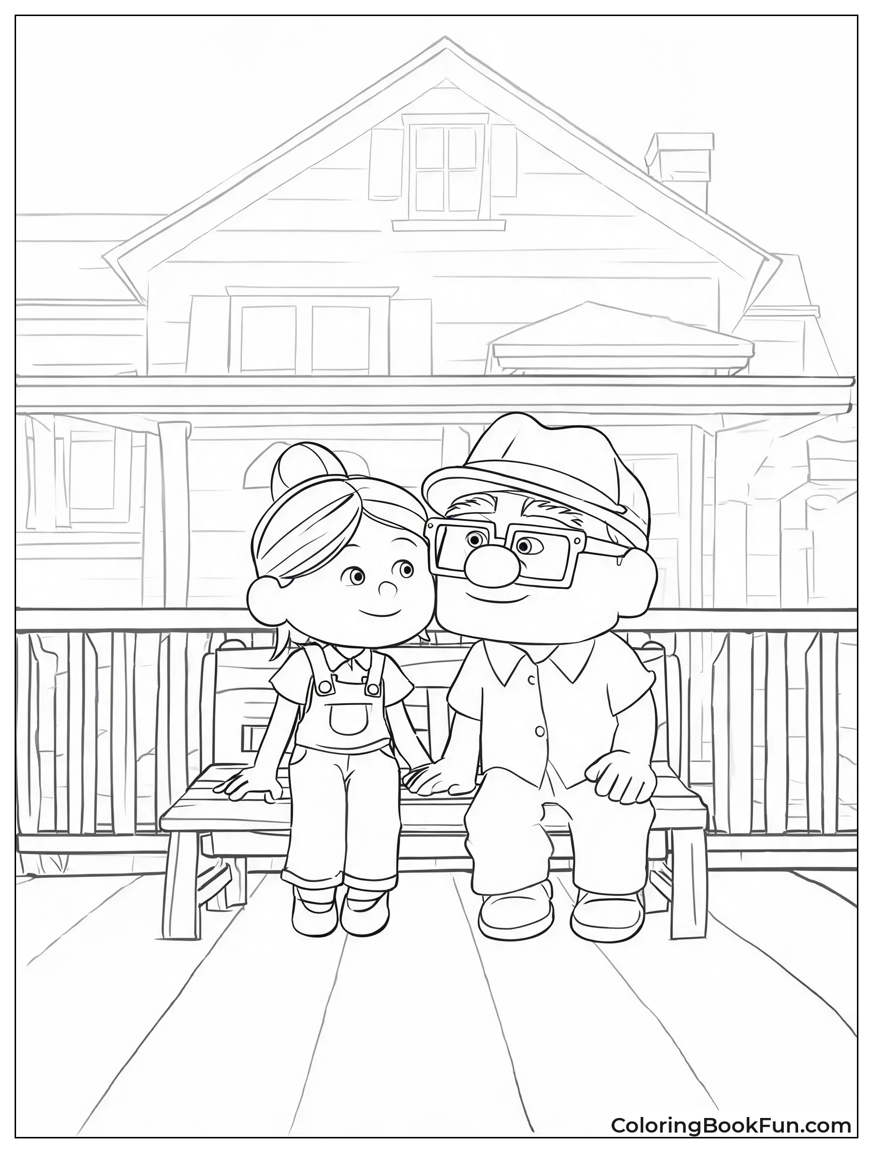 Carl and Ellie Sit Together