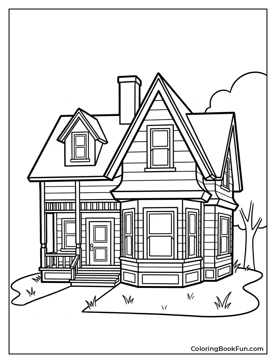 House Resting on the Ground