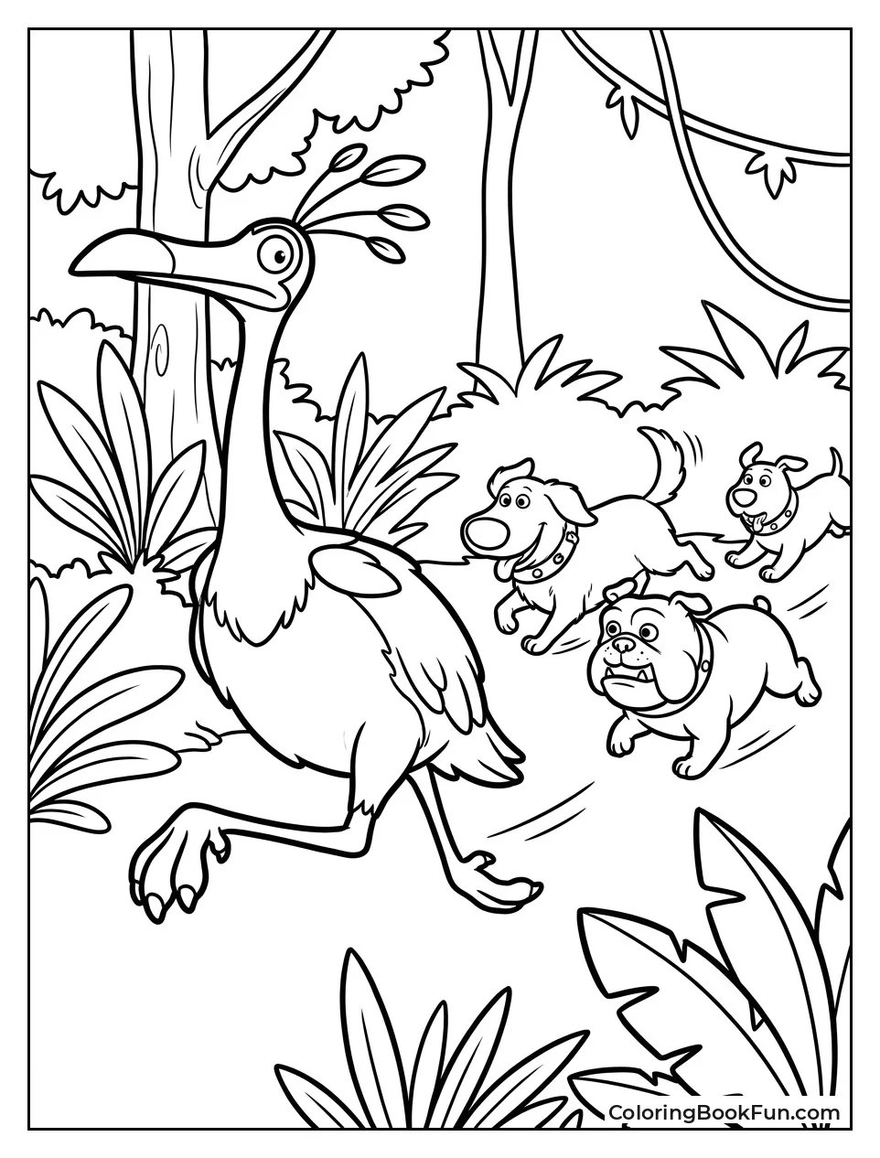 Dogs Chase Kevin Through Jungle