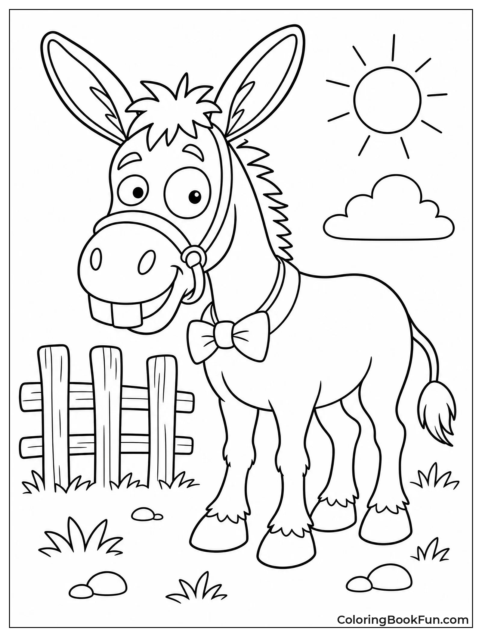 Wonky Donkey Looks Silly