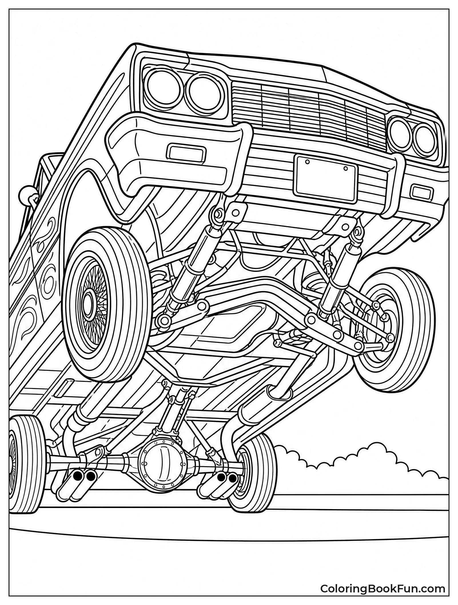 Worm View Shows Hydraulics Below