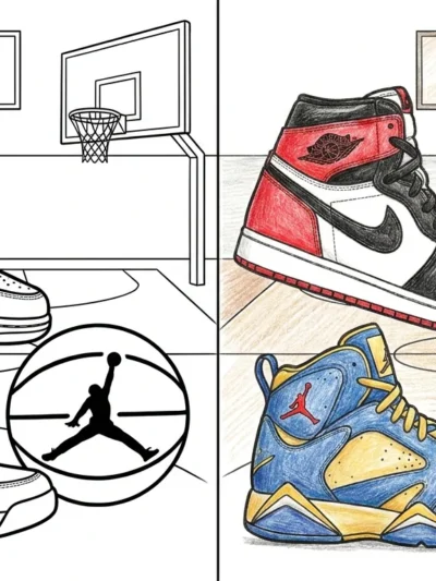Air Jordan coloring pages