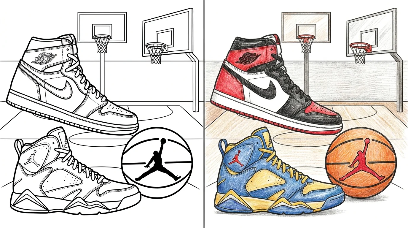 52 Air Jordan Coloring Pages (Free PDFs)