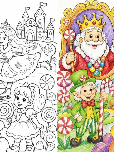 Candyland coloring pages
