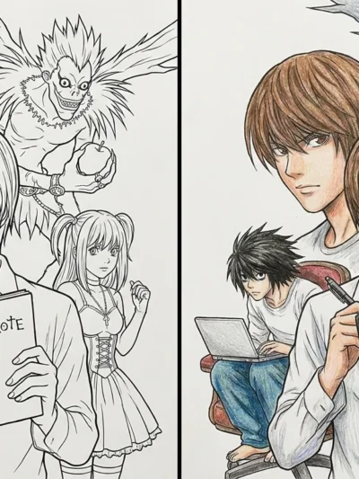Death Note coloring pages