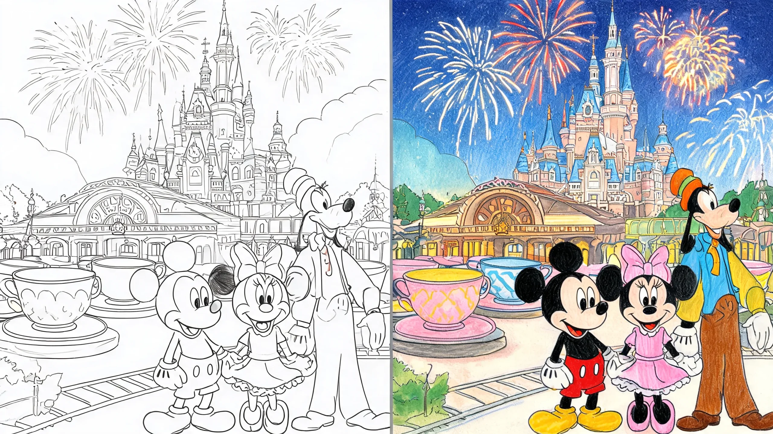 disneyland coloring pages