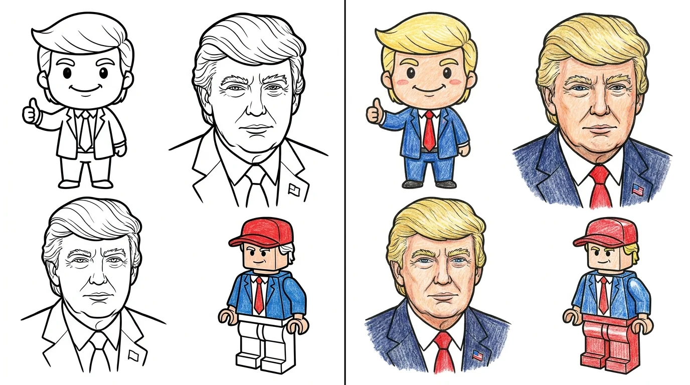 41 Donald Trump Coloring Pages (Free PDFs)