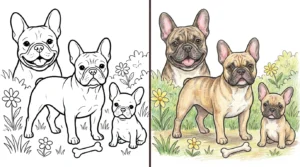 french bulldog coloring pages