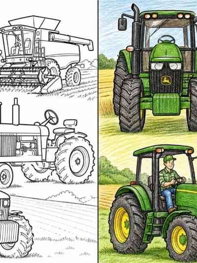 John Deere coloring pages