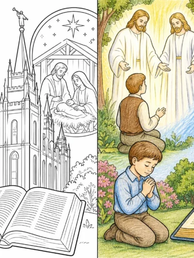 Lds coloring pages