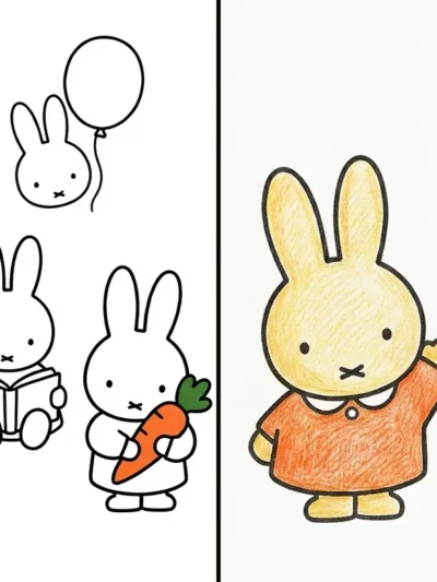 Miffy coloring pages