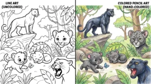 panther coloring pages