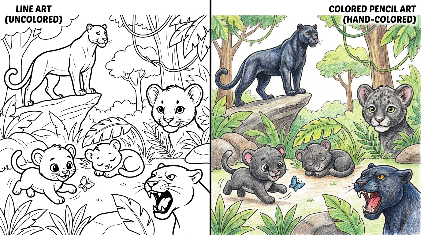 39 Panther Coloring Pages (Free PDFs) - ColoringBookFun