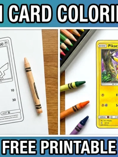Pokemon Card coloring pages