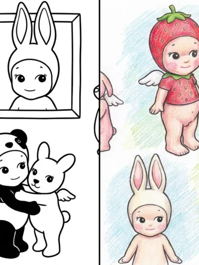 Sonny Angel coloring pages