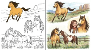 spirit coloring pages