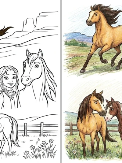 Spirit coloring pages