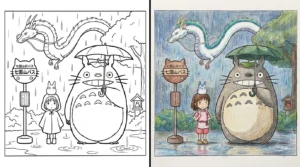 studio ghibli coloring pages
