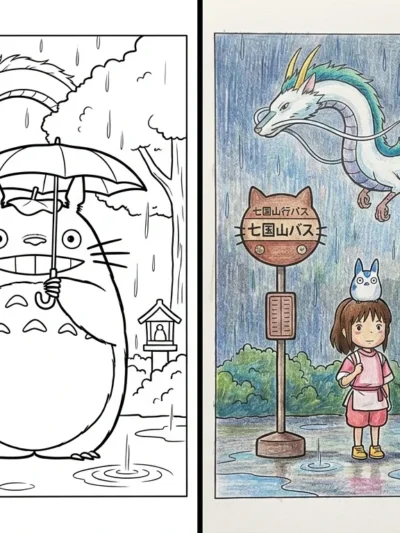 Studio Ghibli coloring pages